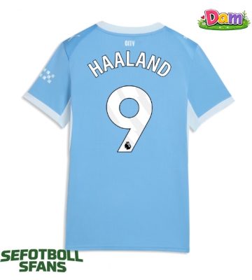Manchester City Erling Haaland #9 Hemmatröja Kvinnor 2026-27 Kortärmad